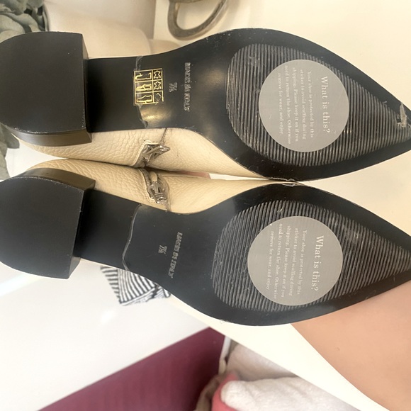 everlane boss bootie in white - Picture 6 of 7